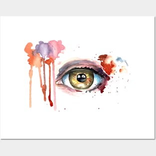 Abstract art eye Posters and Art